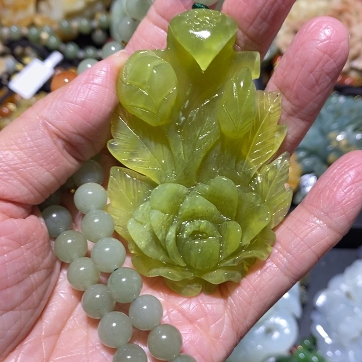 岫玉岫玉吊坠未镶嵌