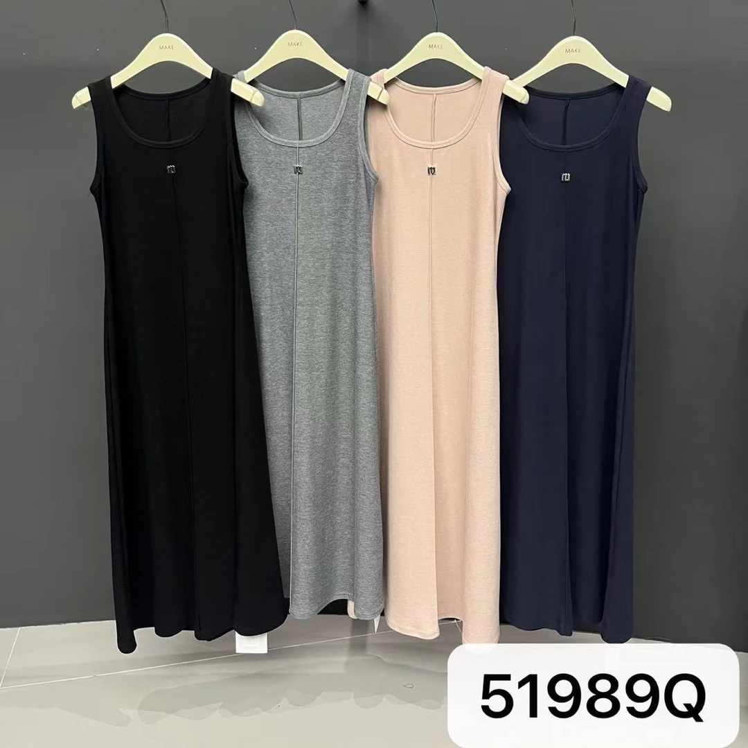 MK#51989Q秋季福利高品质A版背心连衣裙，裙长：130cm