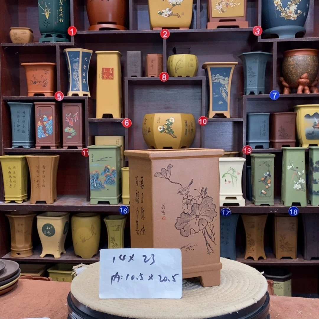 紫砂花盆紫砂花盆