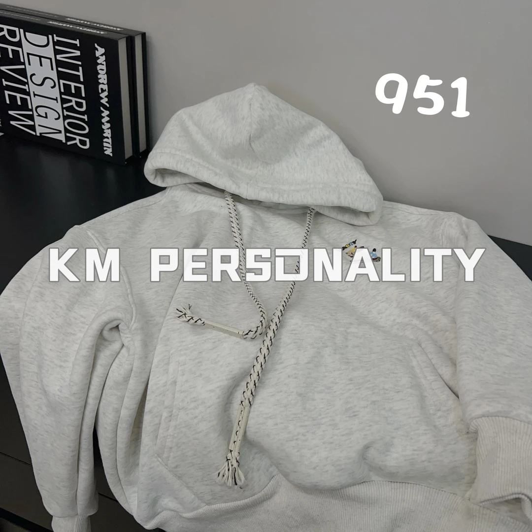 KM PERSONALITY 2024 新款冬季加绒儿童卫衣 951