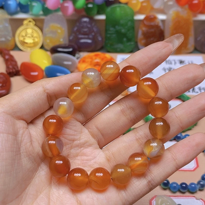【闪购商品】玛瑙/玉髓颈饰未镶嵌梓*