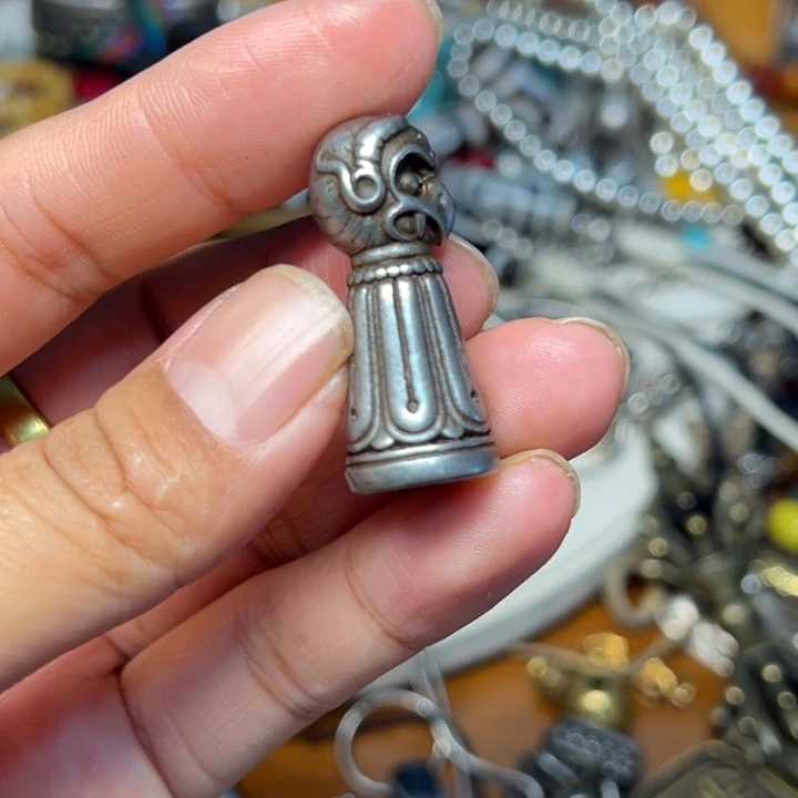 铜星月菩提吊坠项链