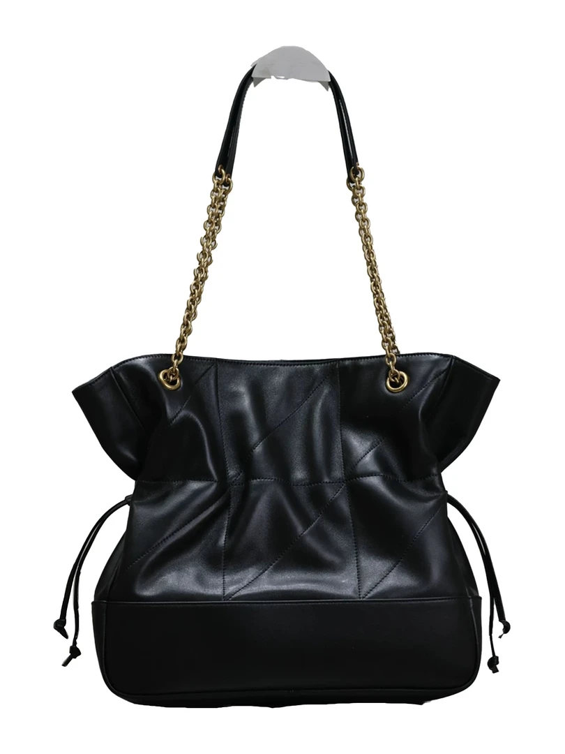 525黑色福袋大容量菱格托特包潮流百搭爆款福袋包DIY单肩包女包