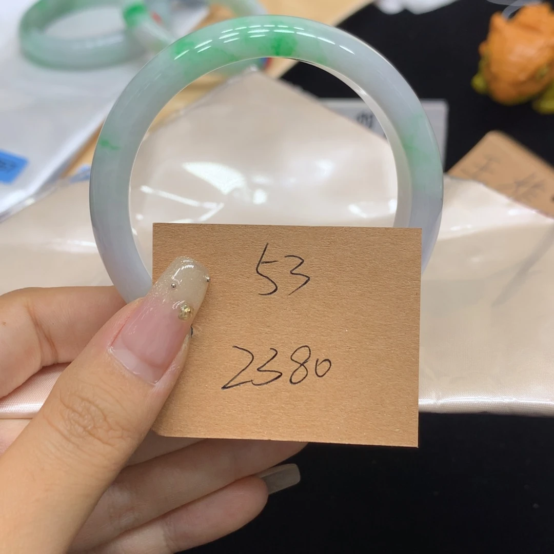 翡翠未镶嵌手镯天然翡翠
