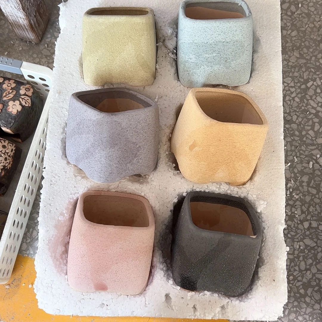 陶瓷多肉小花盆@@4