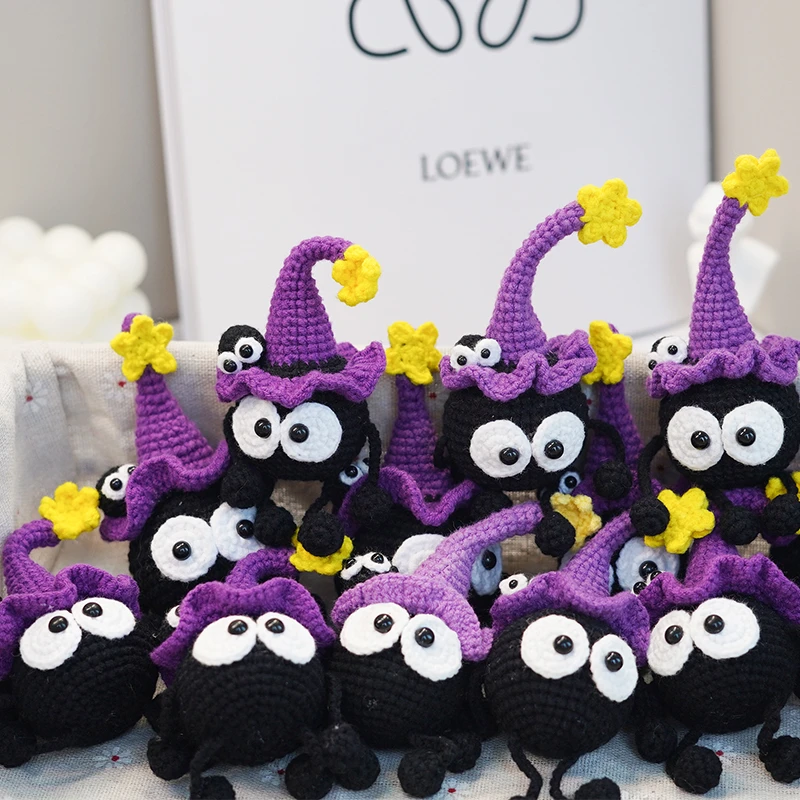 小煤球挂件 手工钩织手工DIY百搭时尚创意玩偶钩织