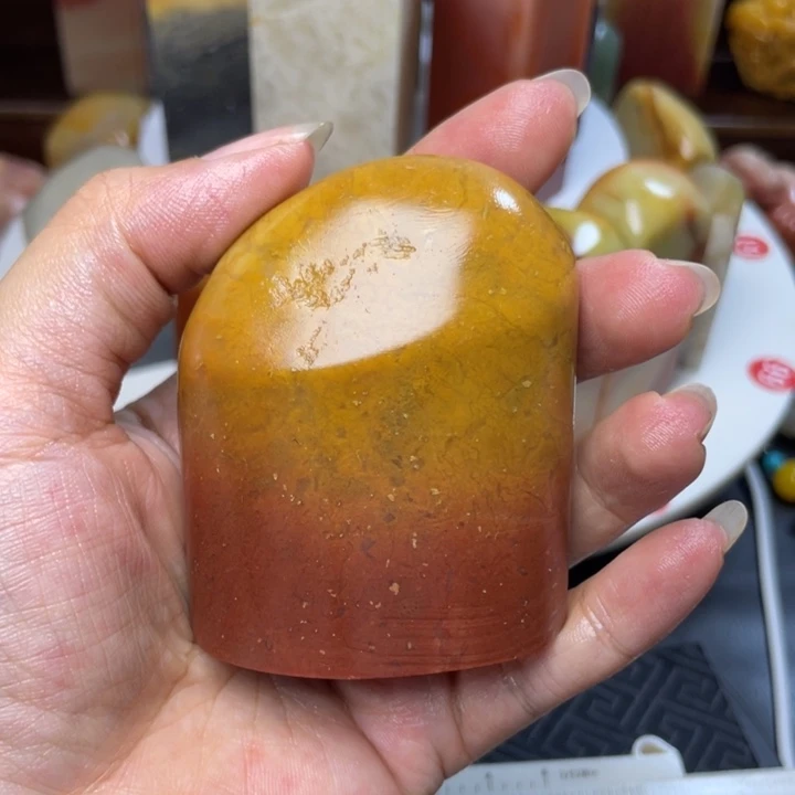 寿山石印石素章原石