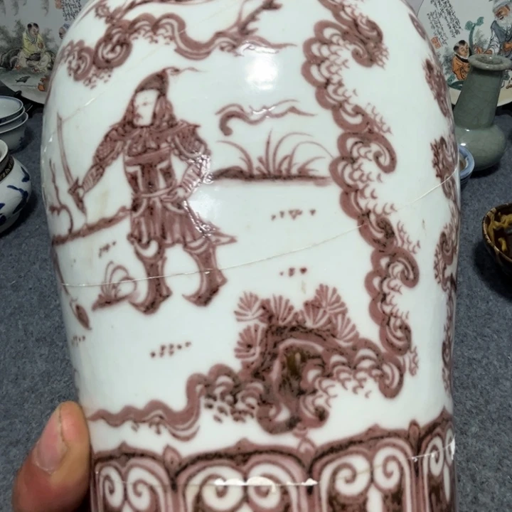 旧***光摆件景德镇陶瓷艺术品