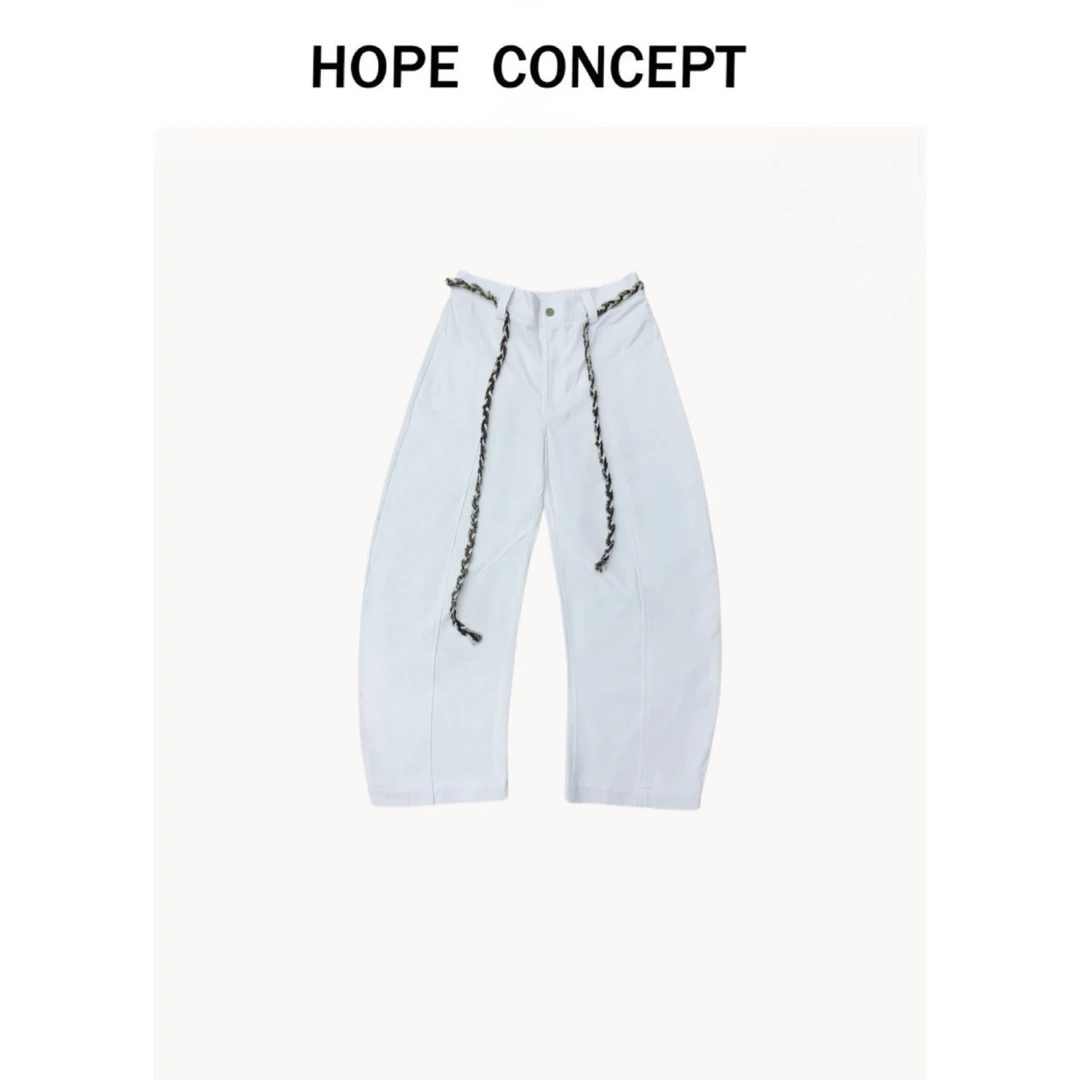 24319#HOPECONCEPT是你要的那条工装裤 时髦松弛男女同款工装裤