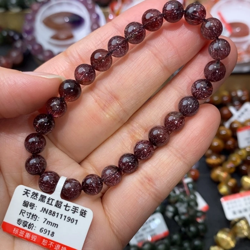 【闪购商品】水晶手链未镶嵌黑红超手链