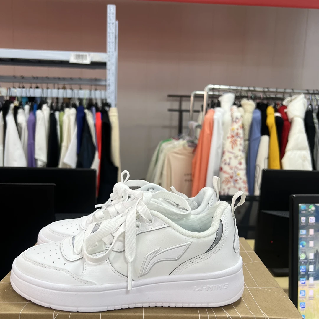 《B品以直播展示为准》鞋底有胶(X792)李宁女子休闲运动鞋AGCU544