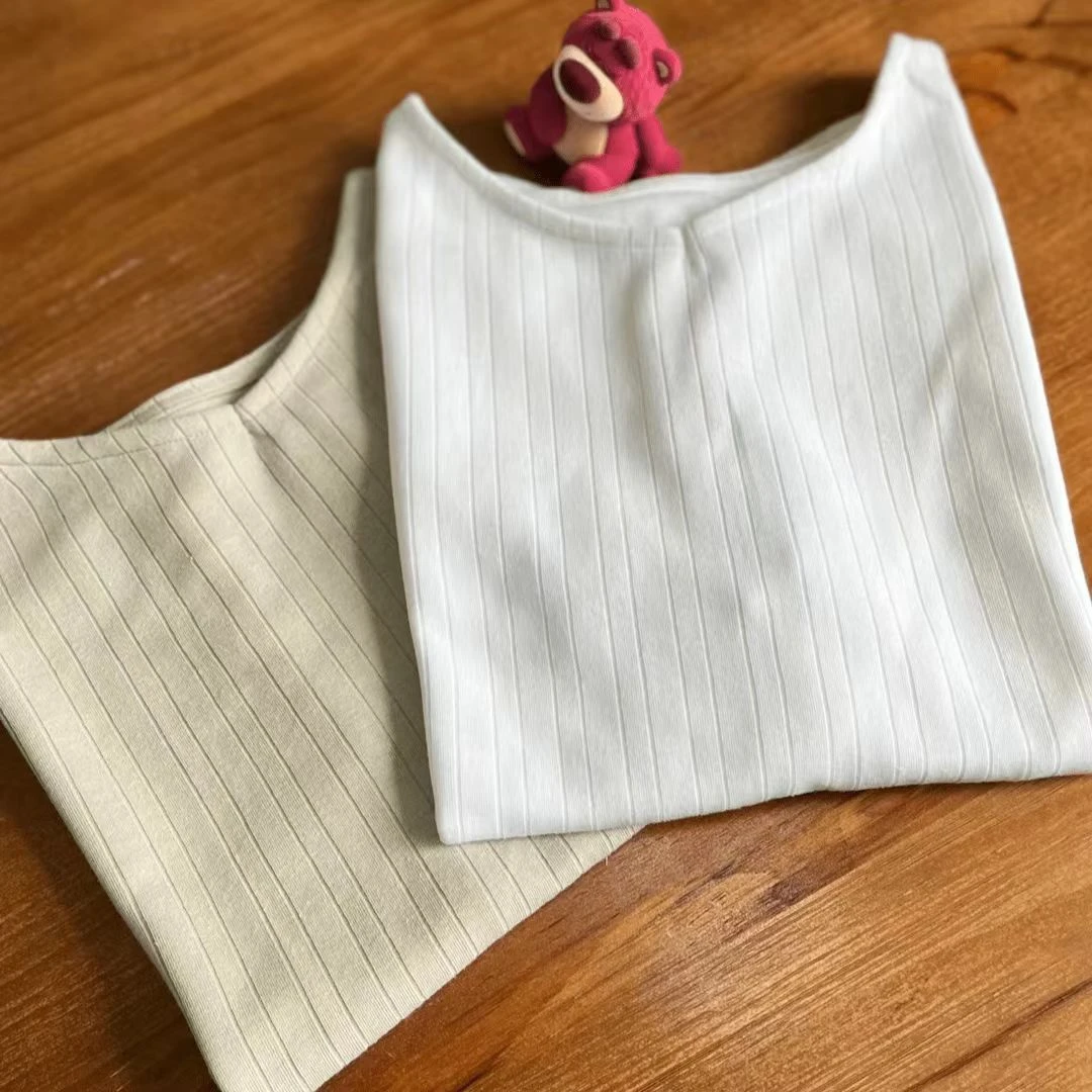 虎儿 3-961 简约坑条显瘦T恤