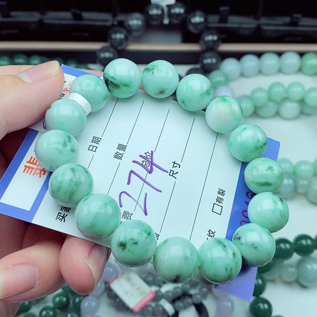 翡翠未镶嵌颈饰翡翠手链项链手串