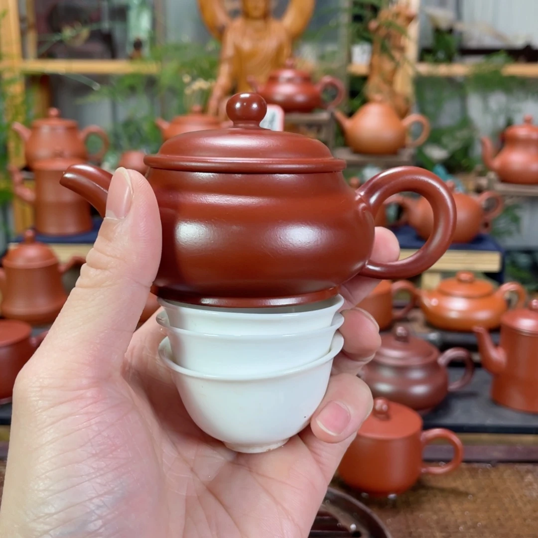 紫砂茶壶六**?朱泥汉瓦