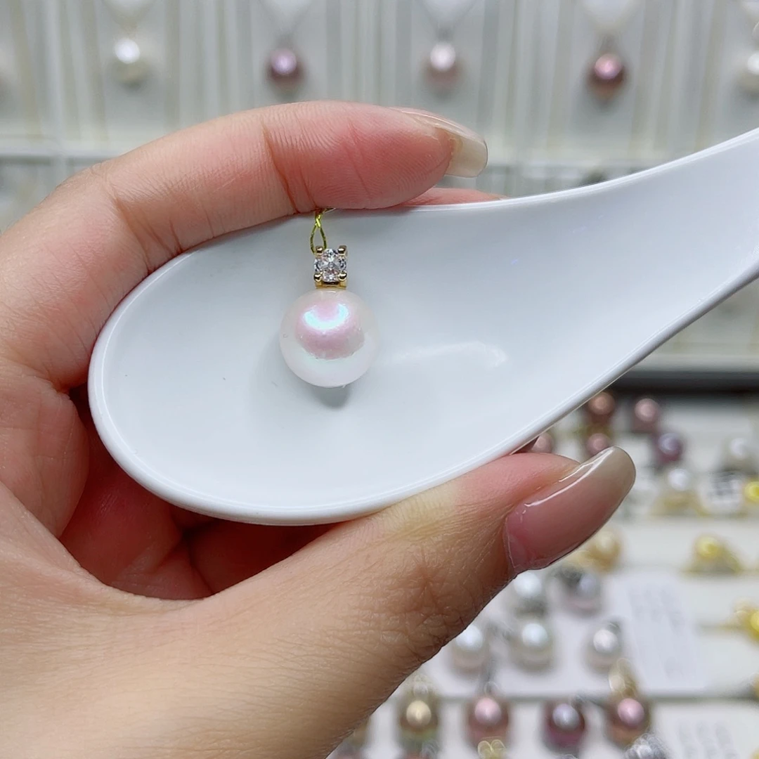 淡水珍珠未镶嵌吊坠(赠链)