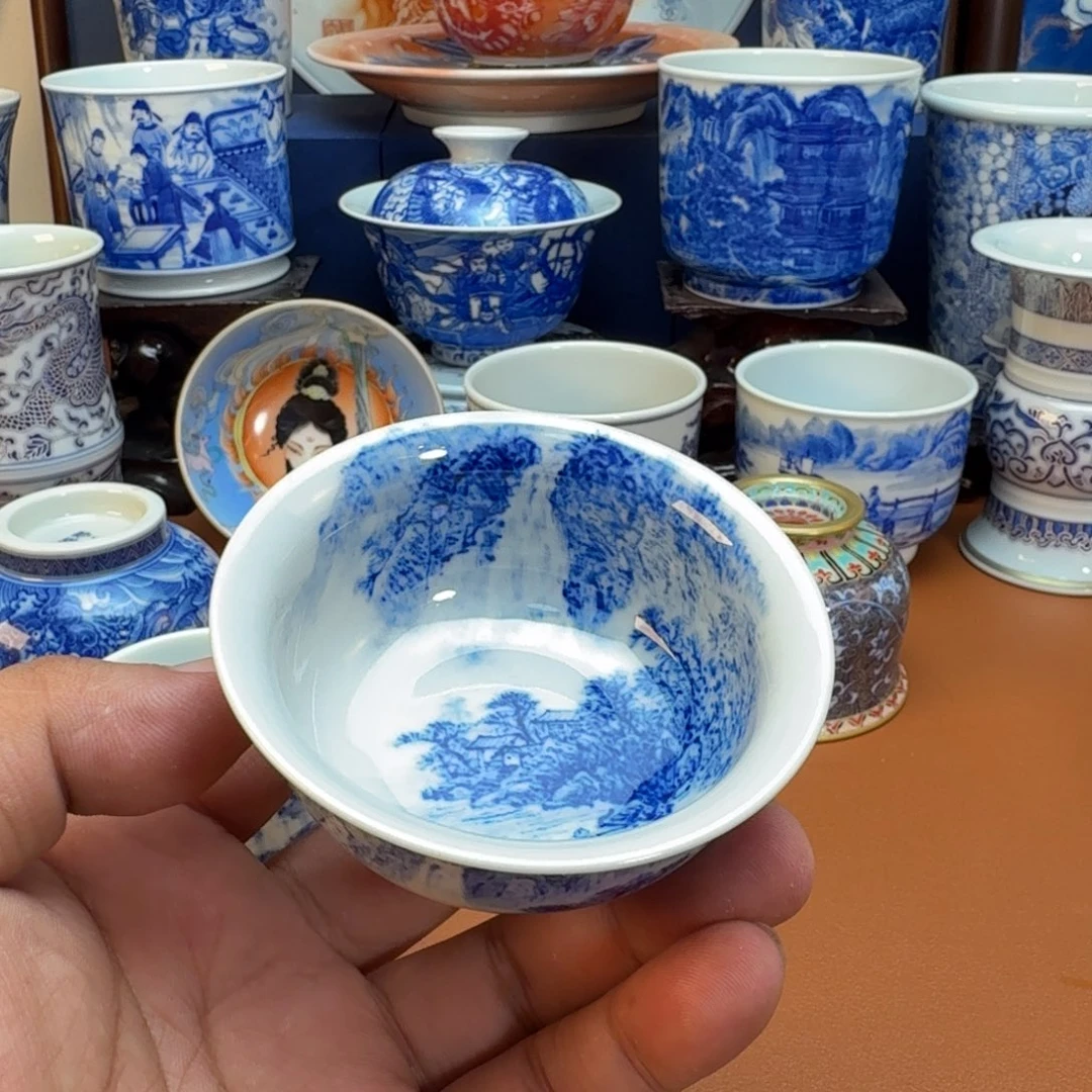 .***.杯子景德镇全手工手绘陶瓷