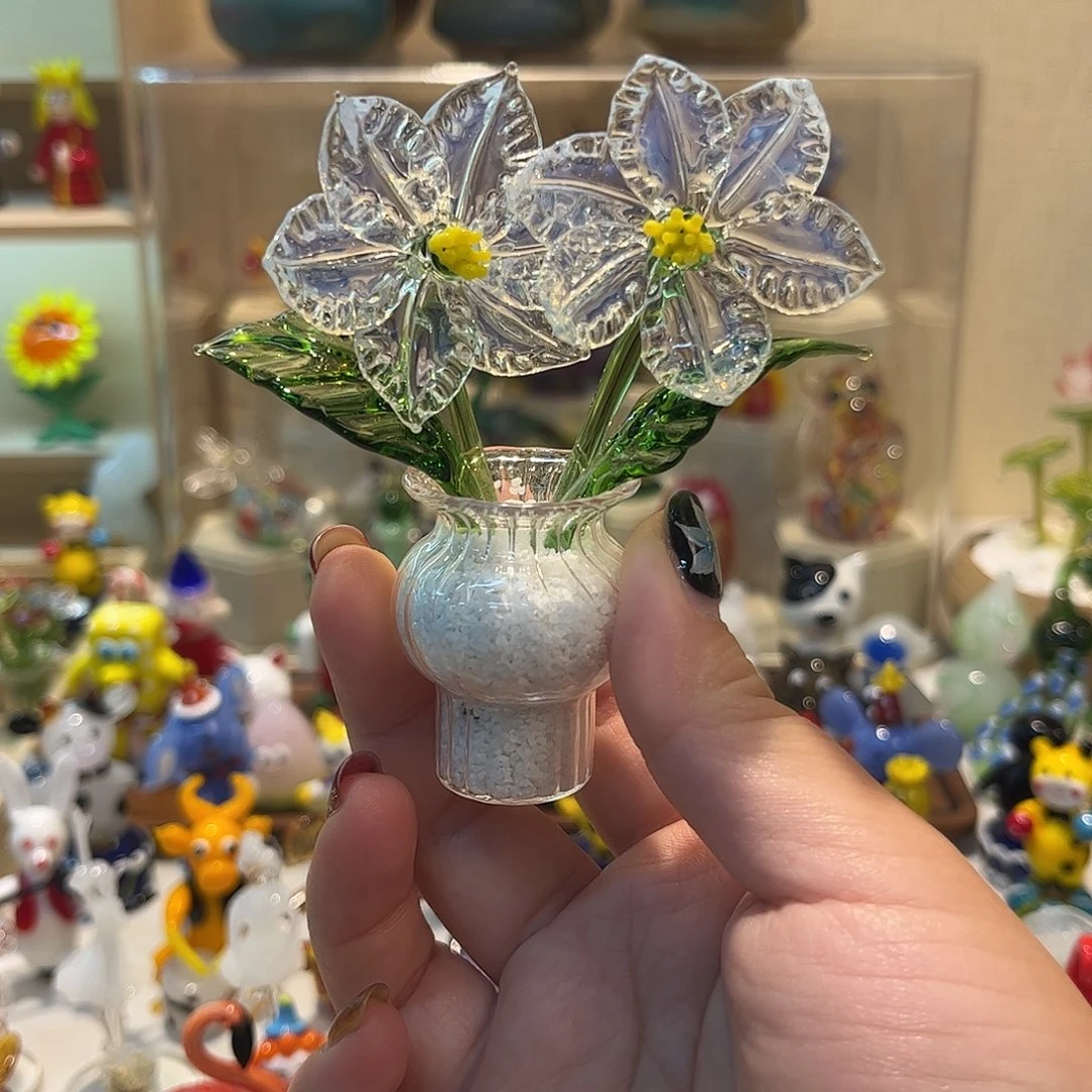 手工艺品琉璃百合