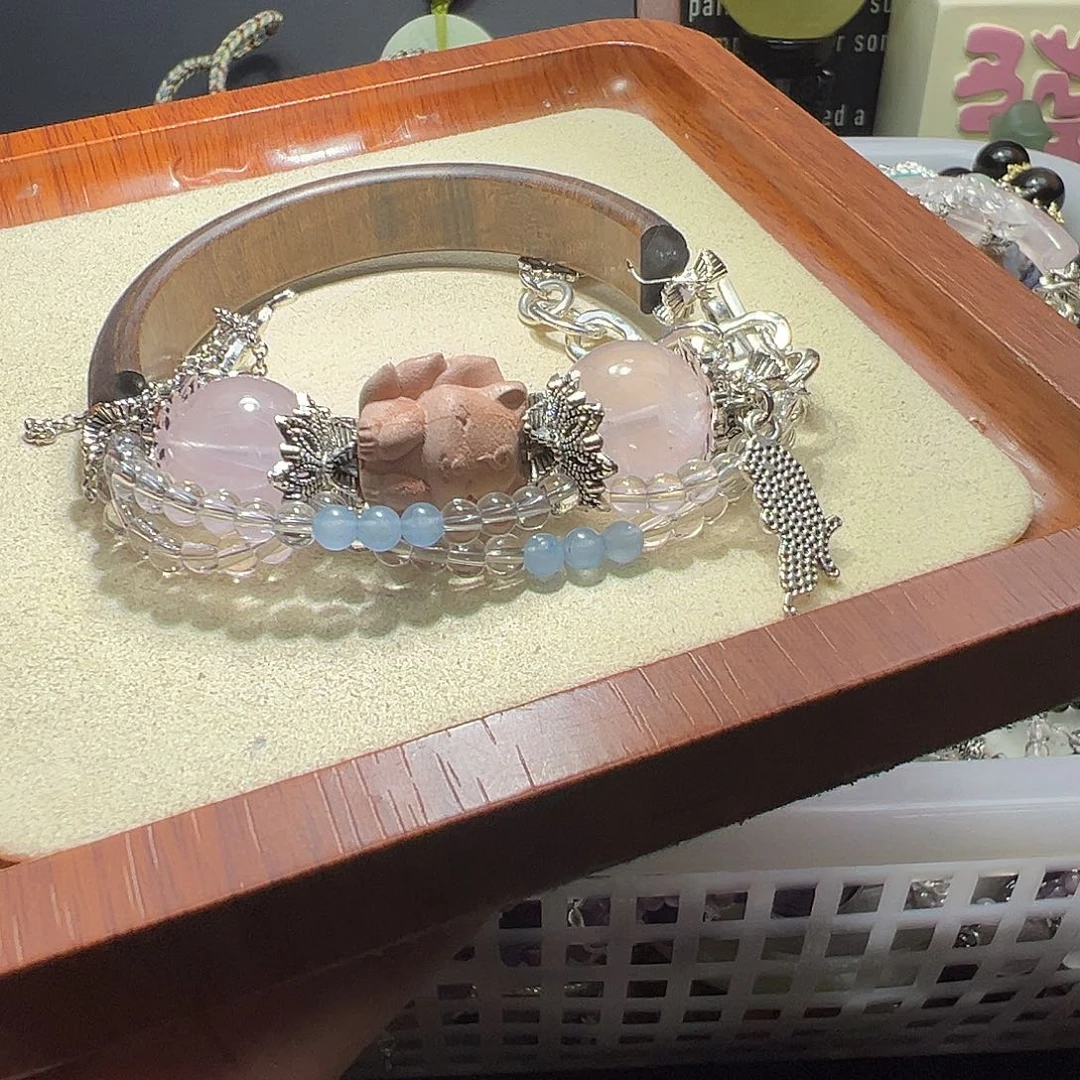 水晶未镶嵌手链水晶手链