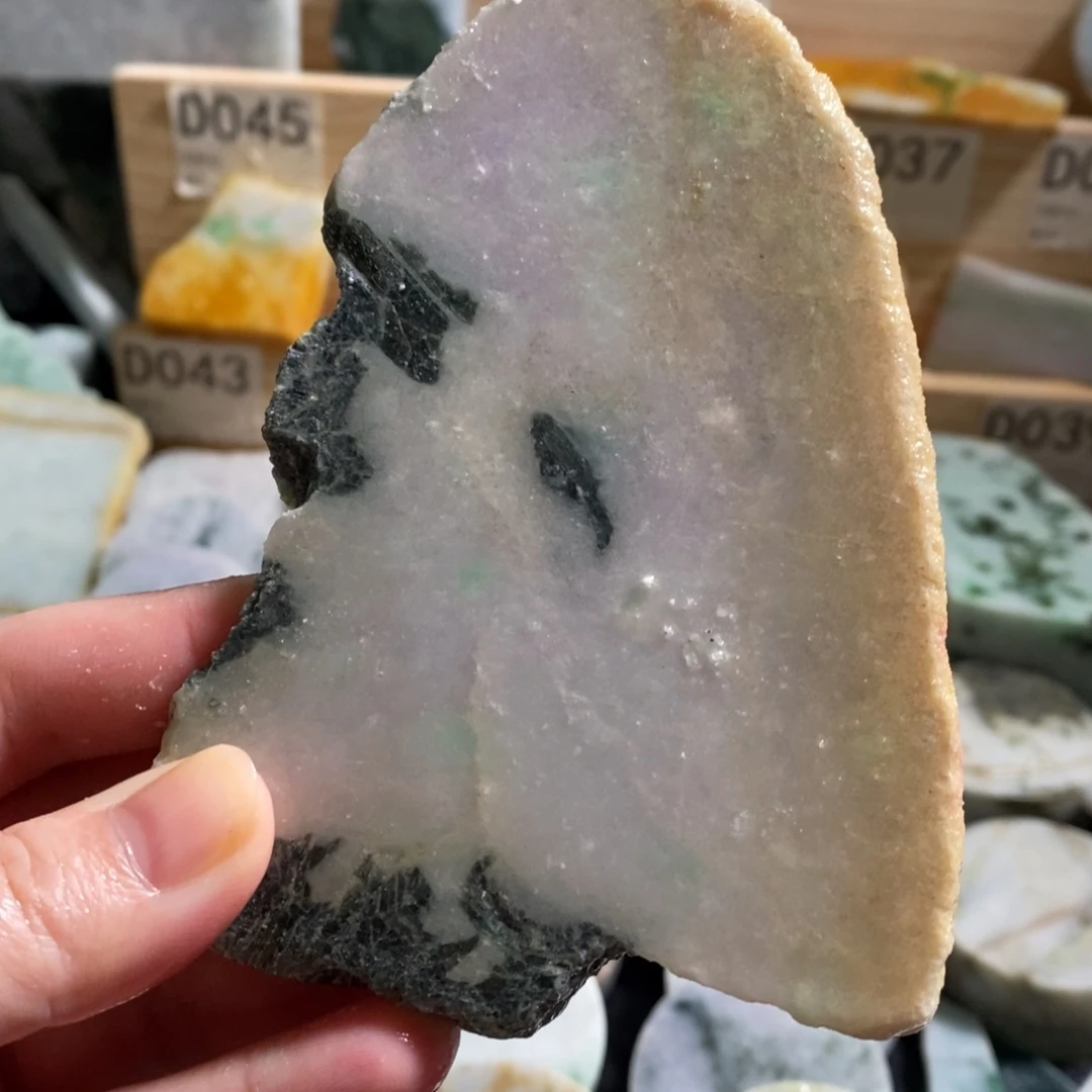 颈饰未镶嵌翡翠天然翡翠