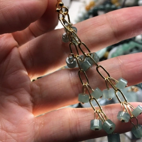 颈饰未镶嵌翡翠翡翠