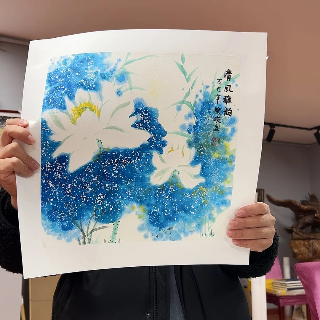 国画于焕瑛亲笔手绘