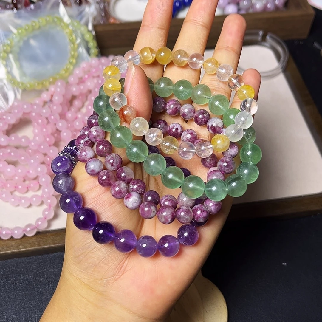 水晶手链未镶嵌水晶手串