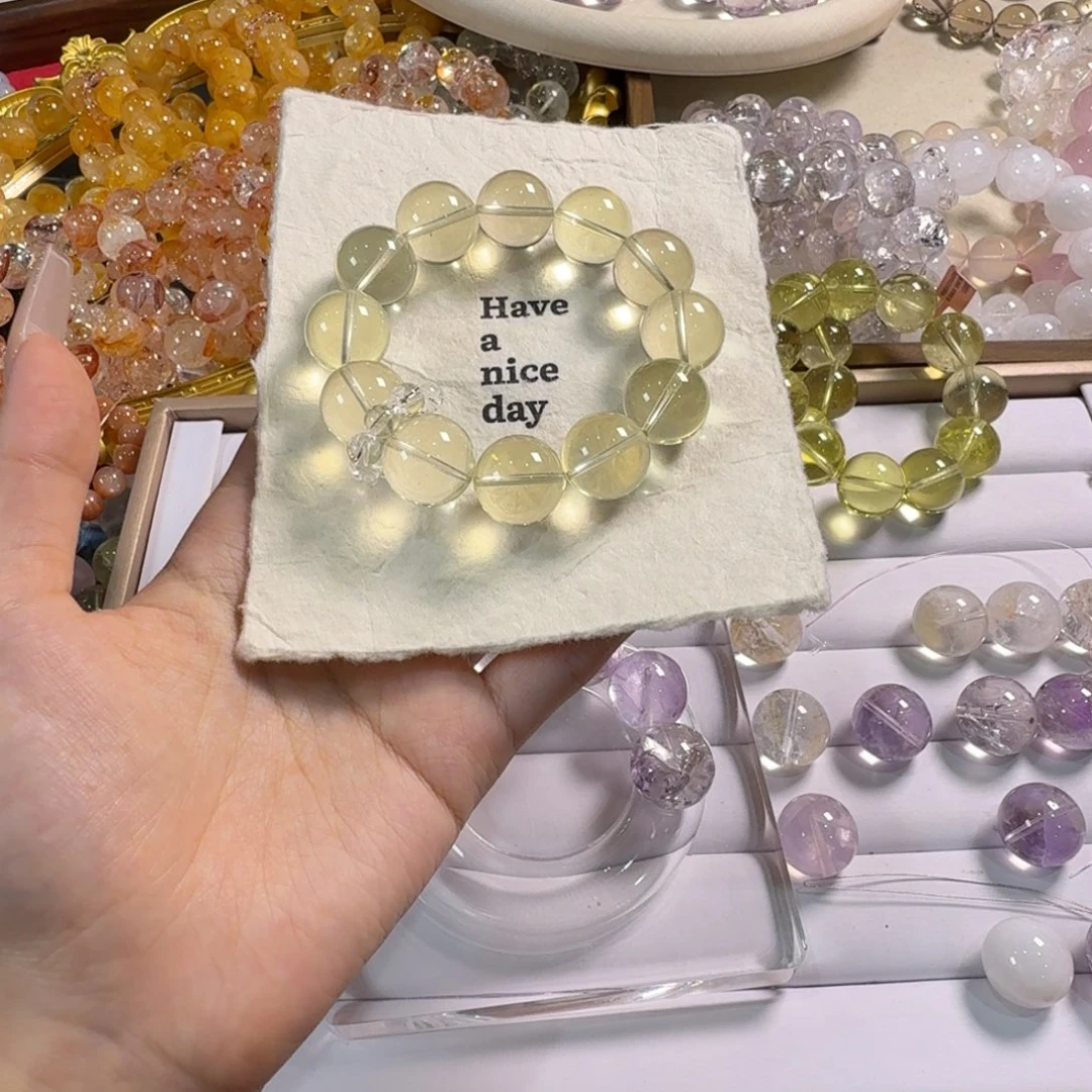 鼎***说未镶嵌手链水晶净体黄水