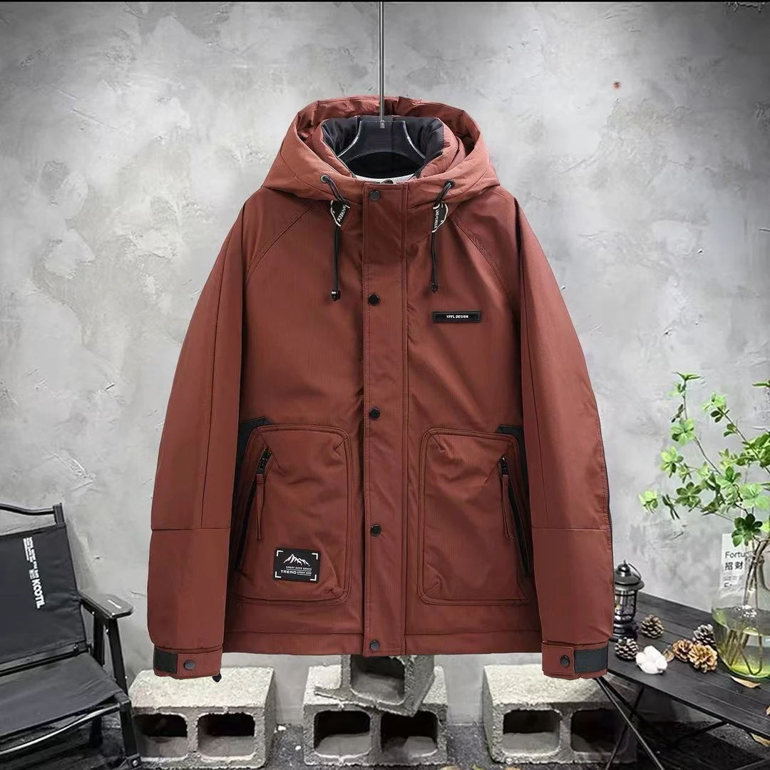 9002*防寒服多口袋耐磨常规款保暖宽松型连帽收口袖