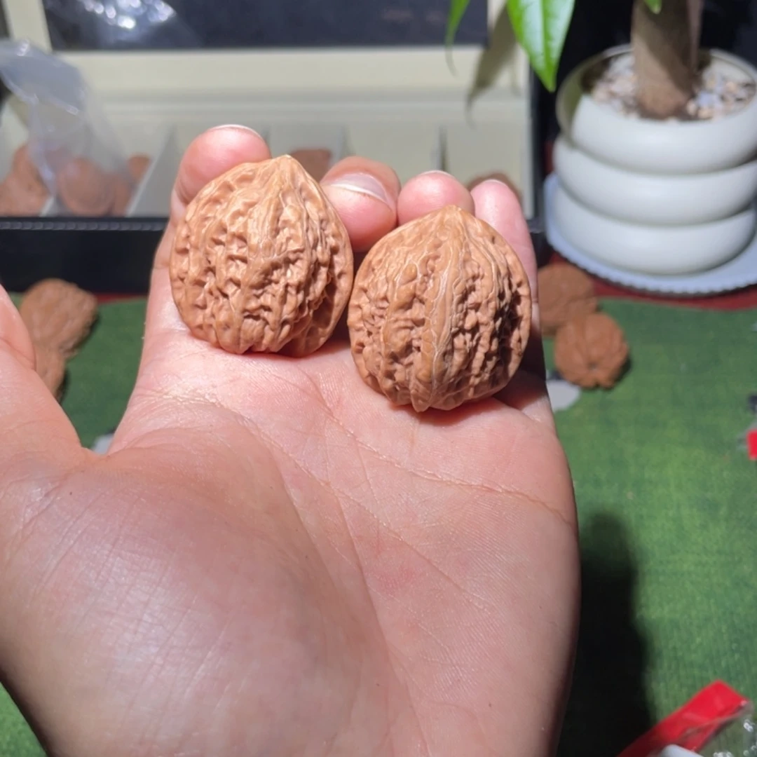 文玩核桃把件35铁锤