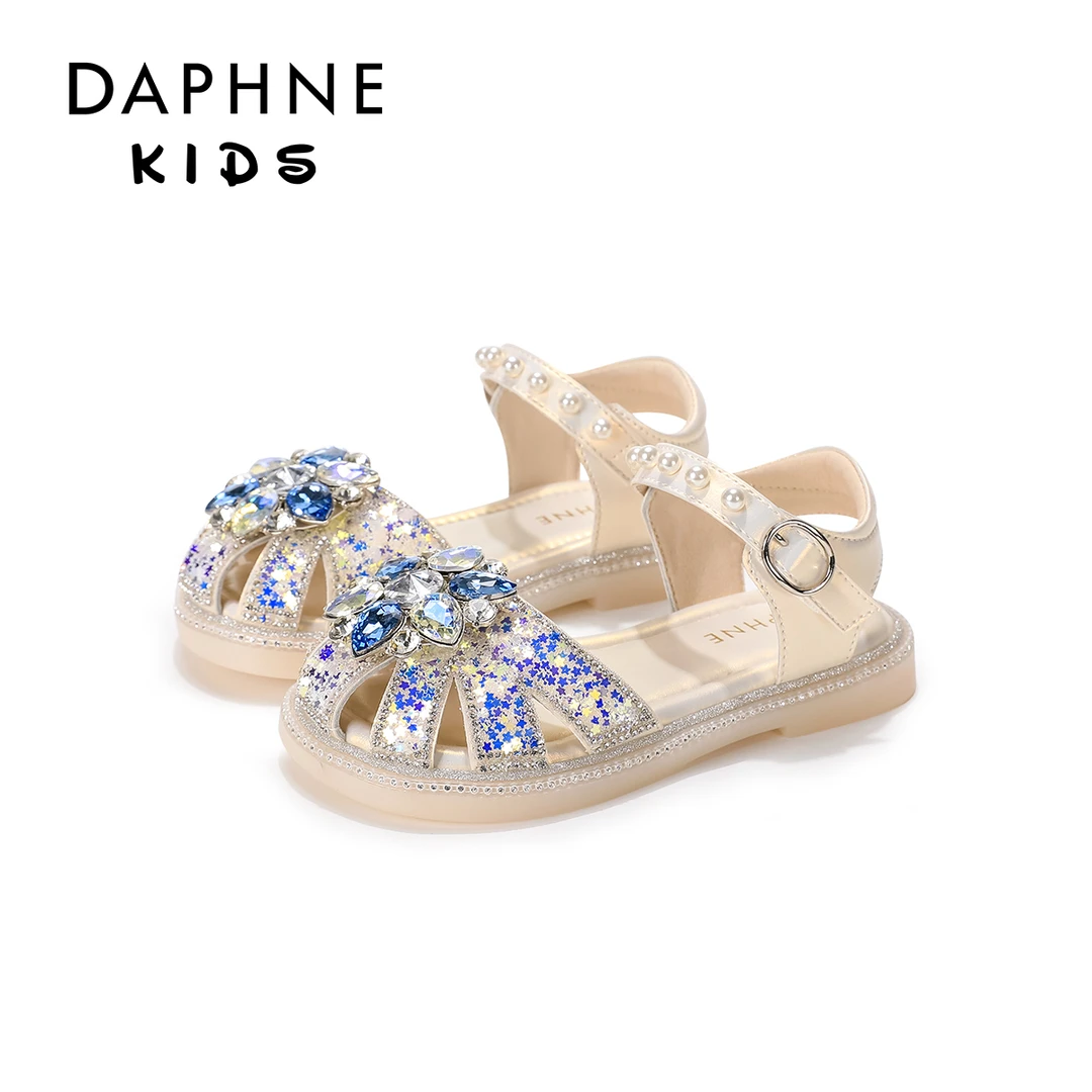 达芙妮Daphne儿童2025年公主鞋夏季新款百搭儿童运动轻奢宝宝时尚