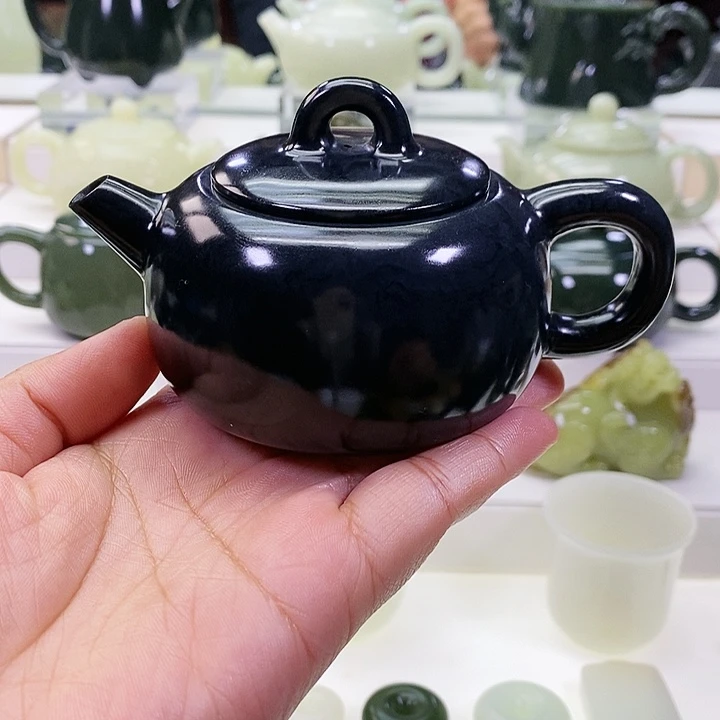 未镶嵌和田玉挂件茶壶160毫升