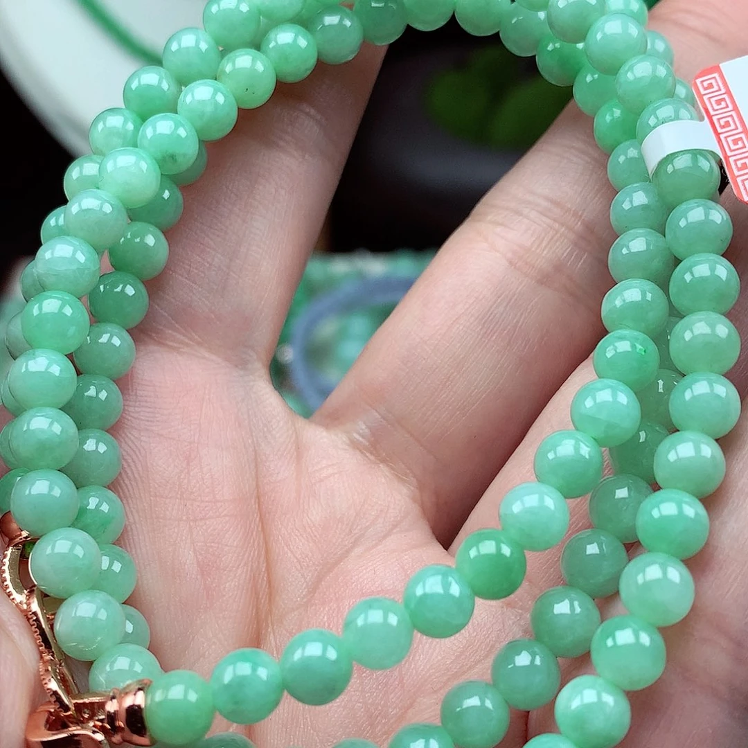 翡翠未镶嵌毛衣链