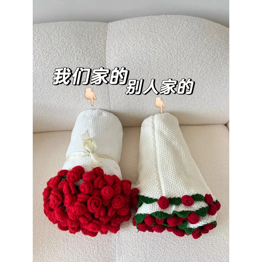 凯佩詩雅 【万达撤柜】国庆节礼物成品玫瑰花束毯子中秋送女友生日