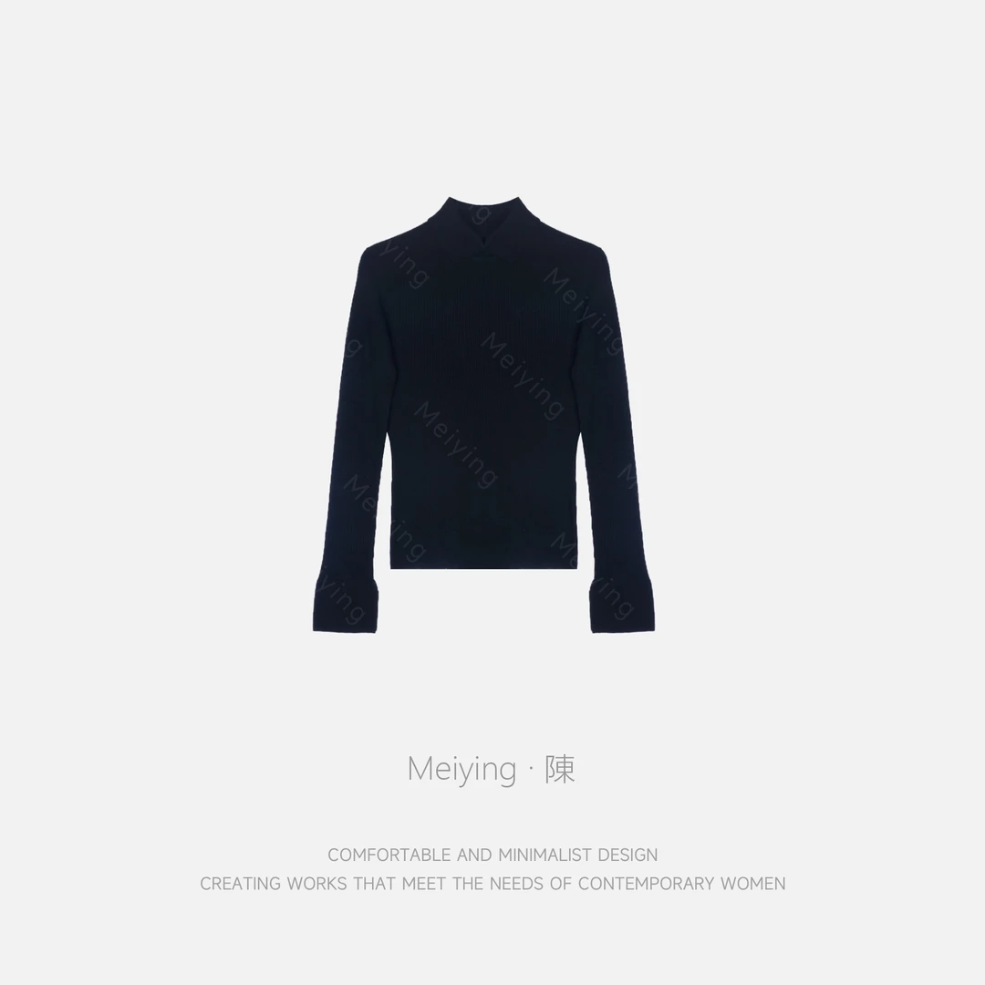 Meiying-"香榭世家"纯色经典针织衫YA5QZ015