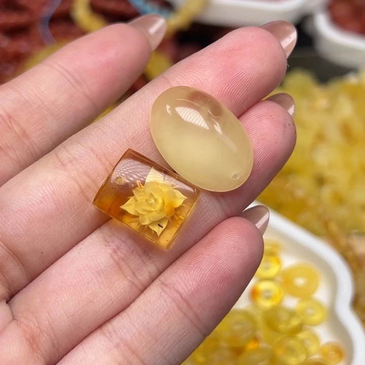 琥珀吊坠(不含链)未镶嵌