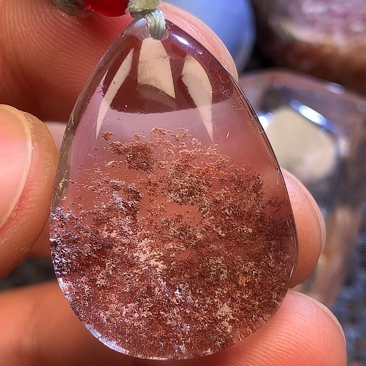 水晶吊坠(不含链)未镶嵌柿***✩