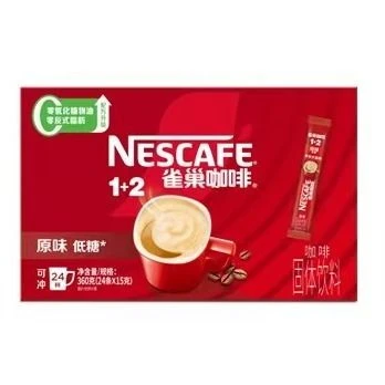 雀巢咖啡1+2原味咖啡类固体饮料360g/盒