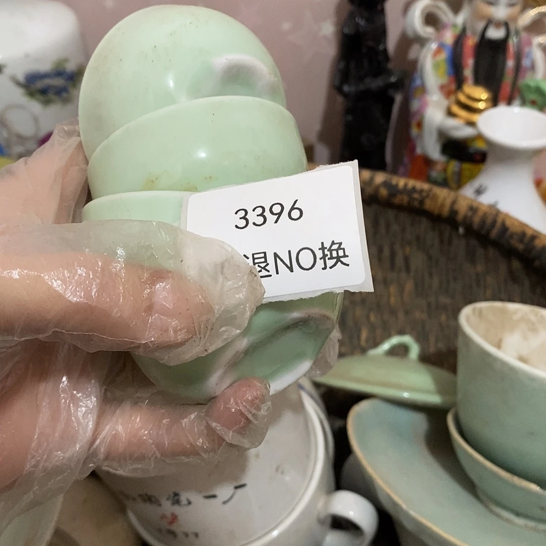 @***头瓷片3396号工艺品
