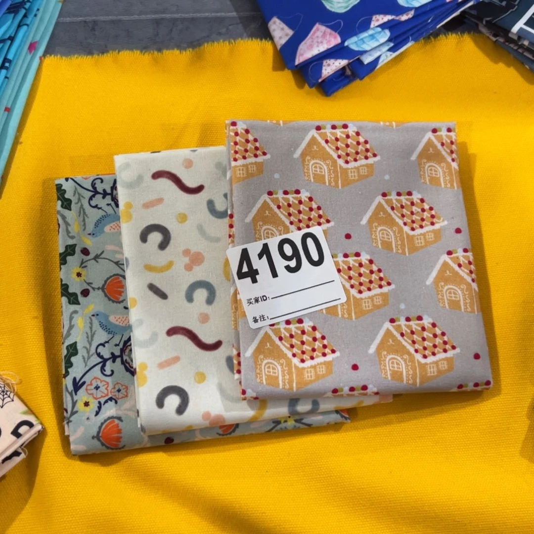 3片纯棉平布45.50一片果子布艺