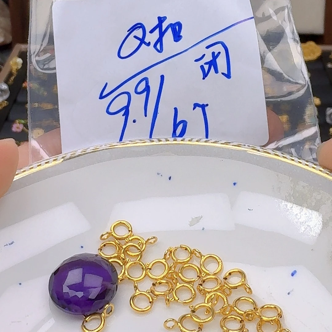 颈饰紫晶银S925镶嵌紫水晶925镶嵌45