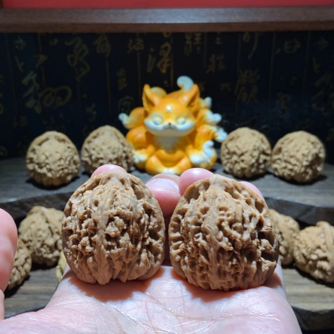 几***何文玩核桃把件涿鹿南将石