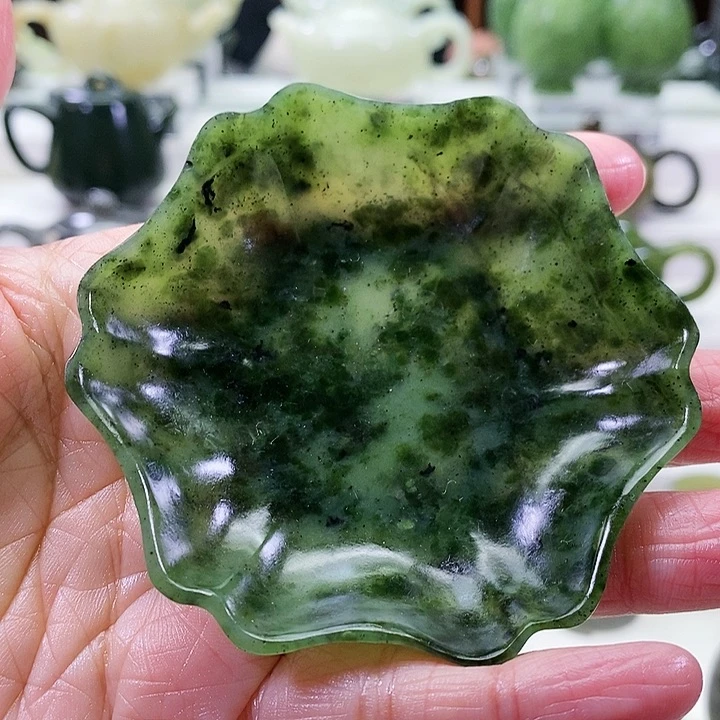 未镶嵌和田玉挂件杯垫