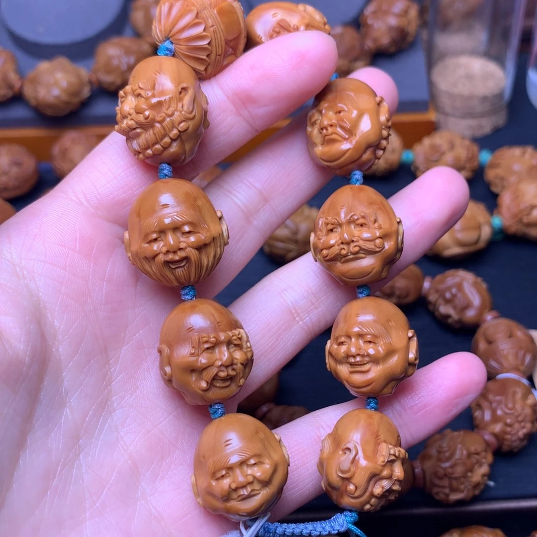 橄榄核手串/手链@***下十八罗汉