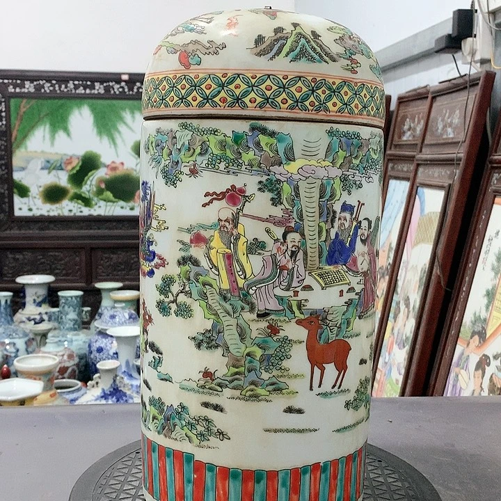 陶摆件博古架陶瓷摆件