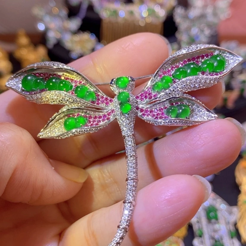 【闪购商品】银S925镶嵌挂件翡翠