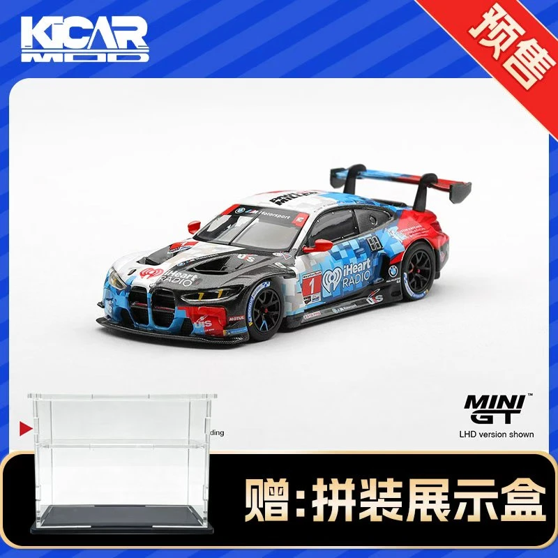 【预售】MINIGT 1:64 1247 宝马BMW M4 GT3 EVO #1 合金车模型