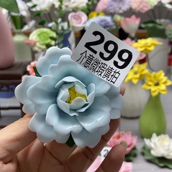 陶瓷手工制作陶瓷花