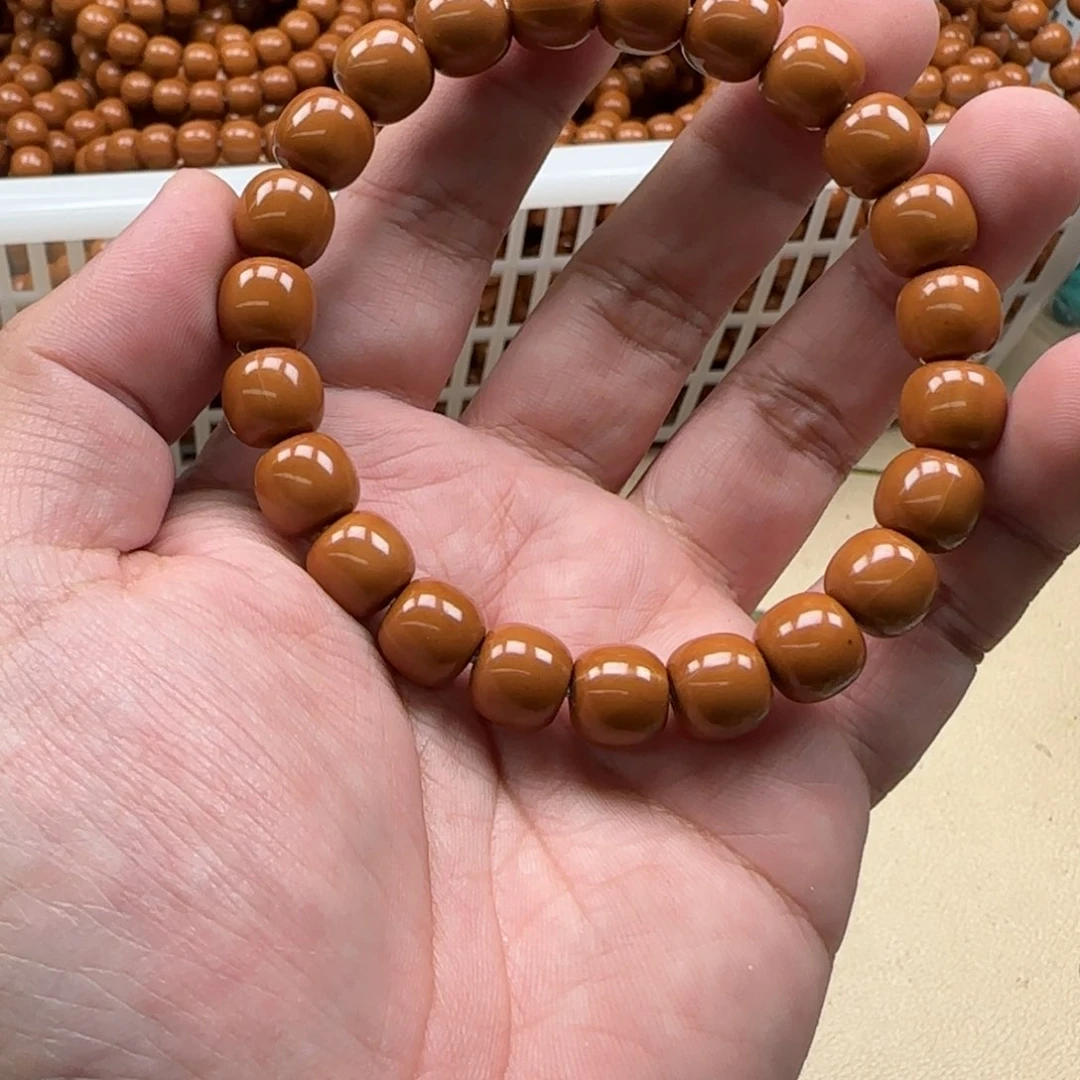 白玉菩提吊坠黄色201