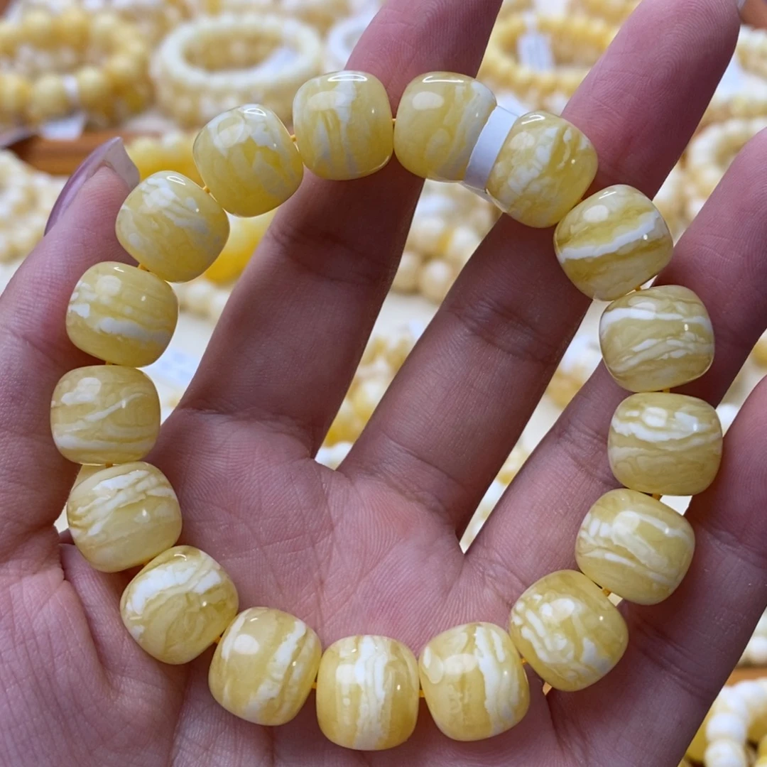 手链琥珀未镶嵌琥珀