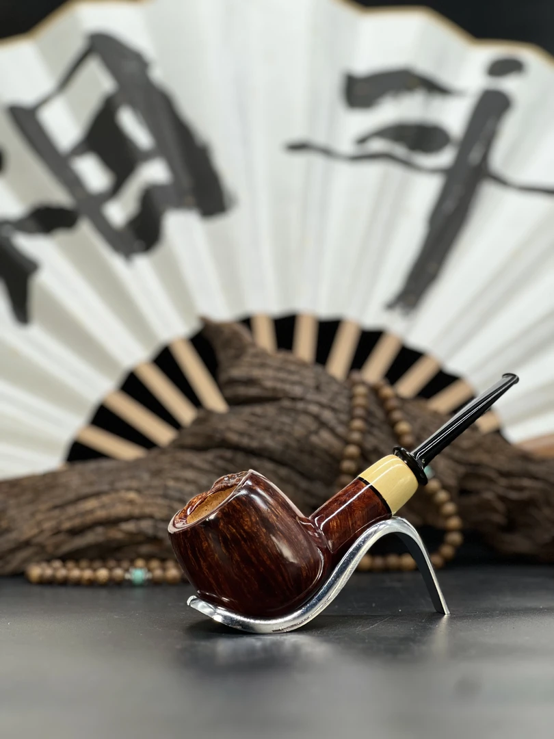 精品级手工石楠木撞球款光面斗
